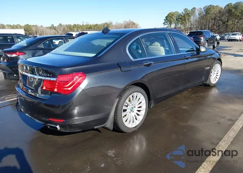 2009 BMW 750Li from USA, damaged, VIN WBAKB83559CY62132